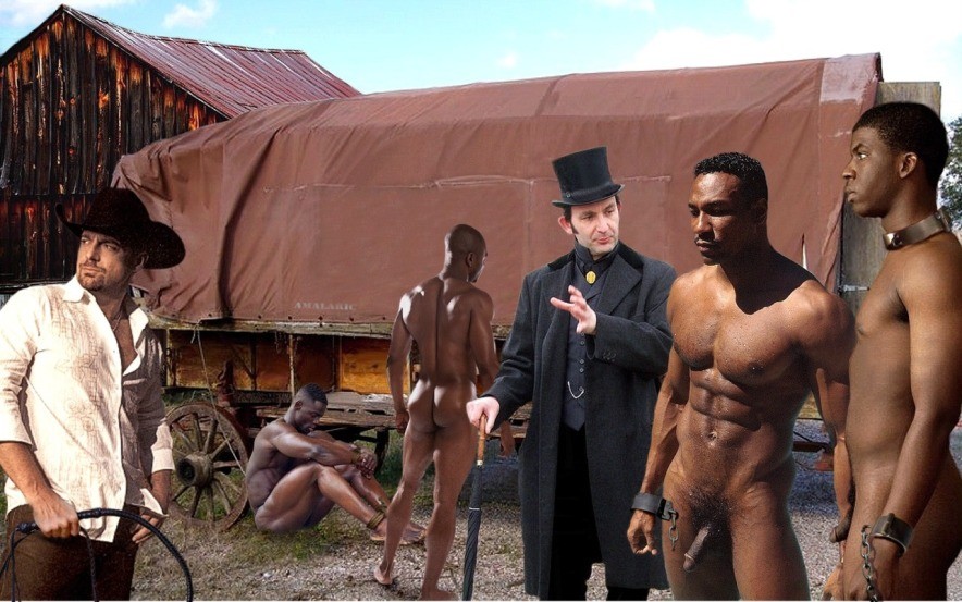 Nude male slaves