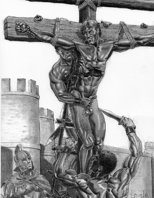 Gay Roman Crucifixion | Gay Fetish XXX